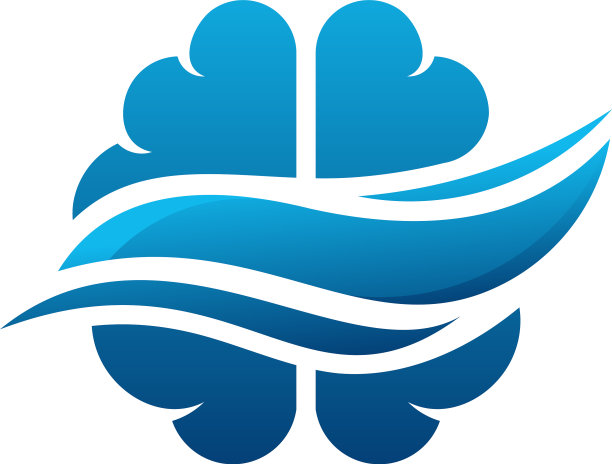 现代智能大脑标志设计健康大脑图片下载