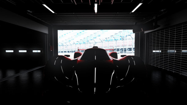 超级跑车，lemans原型，逼真渲染图片下载