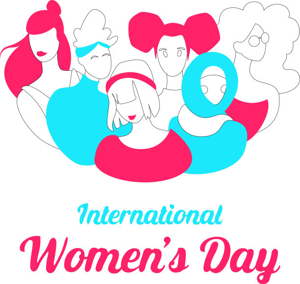 妇女组不同年龄种族妇女3月8日图片下载