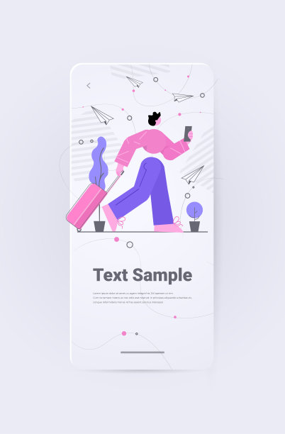 男性旅行者带着行李预订、购买或在手机app旅游旅游度假网上搜索机票图片下载