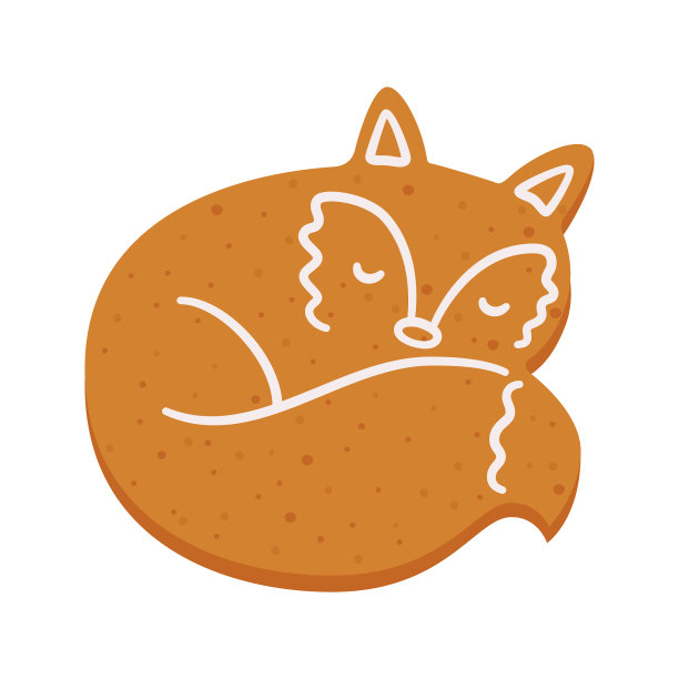 圣诞姜饼饼干的形状图片下载