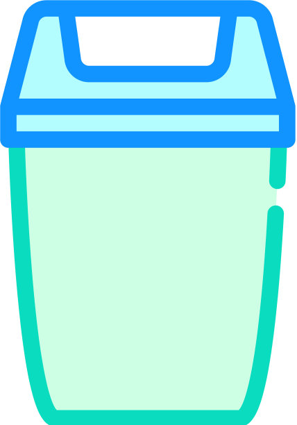 垃圾桶颜色图标颜色图片下载