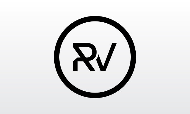 带创意的房车标志首字母图片下载