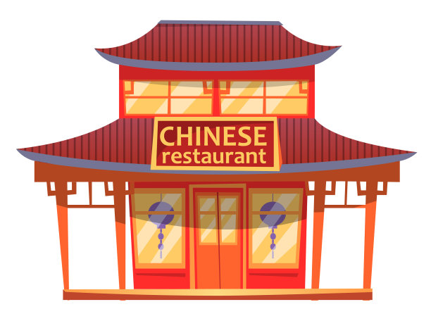 中餐馆漫画图片下载