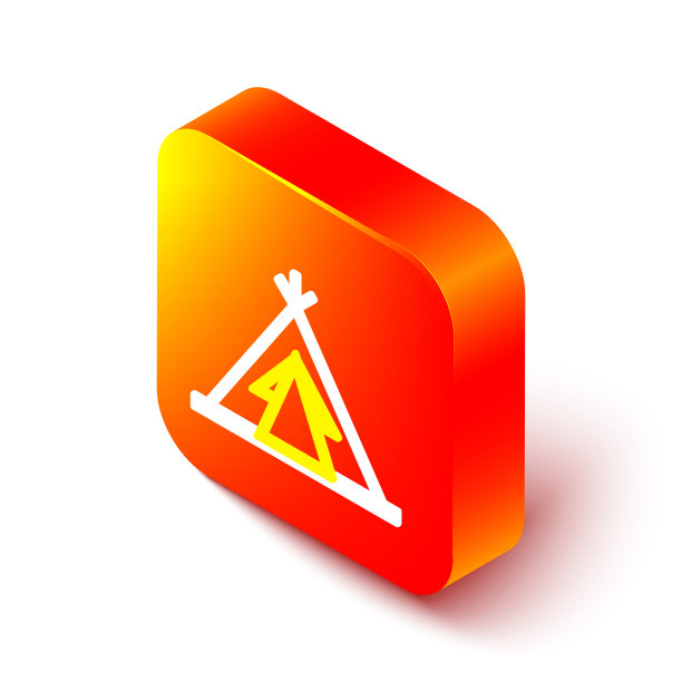 等距线传统的印度帐篷或棚屋图片下载