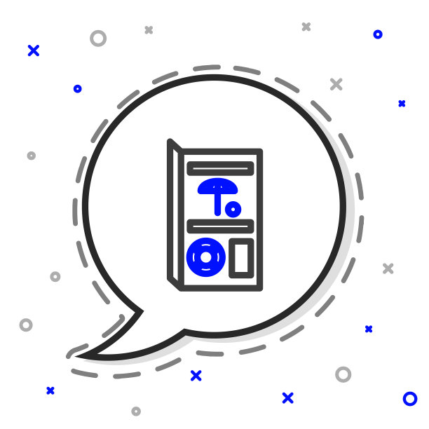 线路旅游手册图标孤立在白色图片下载