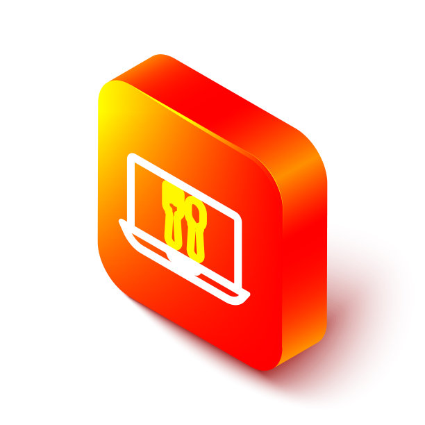 等距线上点餐和快餐图片下载