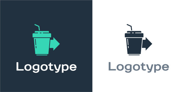 标识型咖啡杯去图标孤立在白色图片下载