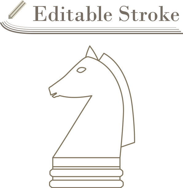 国际象棋的马图标图片下载