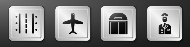 设置机场跑道和飞机机库图片下载