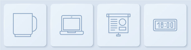 用图表在咖啡杯黑板上画线图片下载