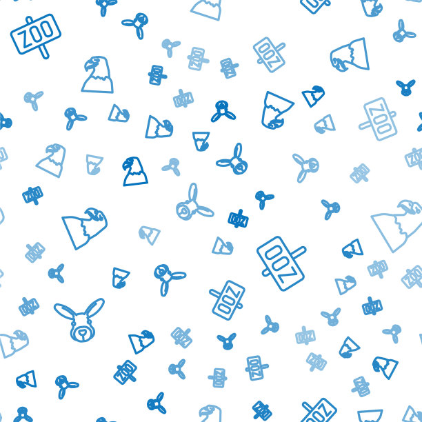 设线兔头动物园公园和鹰上图片下载