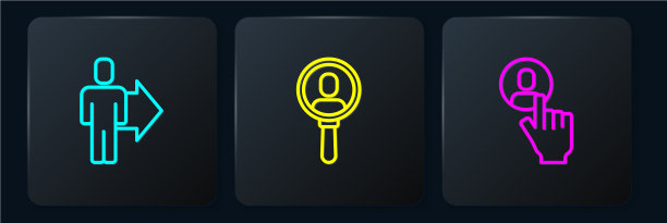 设队队长头部狩猎和搜索图片下载