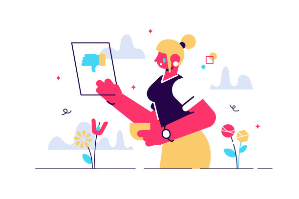 卡通女人在哭图片下载