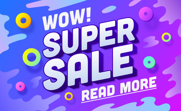 购物旗帜模板。销售和折扣。矢量插图。推广模板设计印刷或网络，媒体，海报材料。图片下载