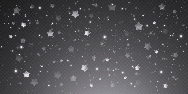 圣诞金色纸屑星星落下图片下载