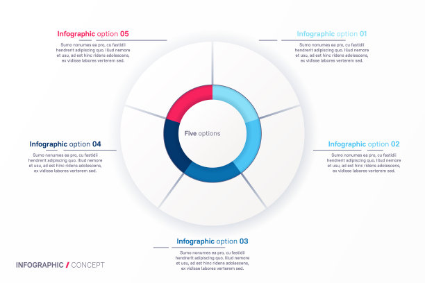 信息图圆形图表模板图片下载