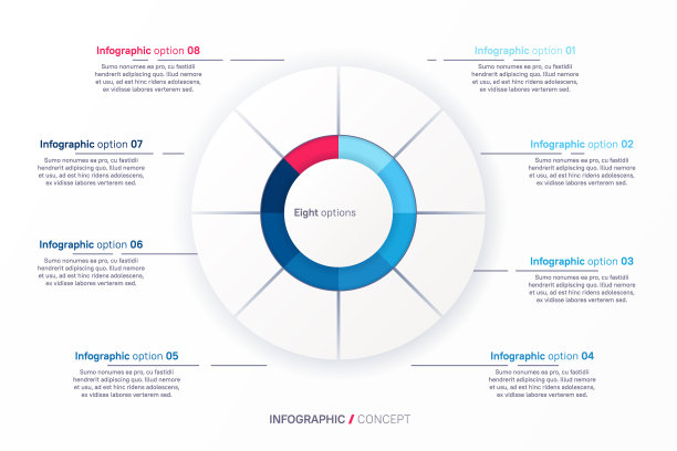 信息图圆形图表模板图片下载