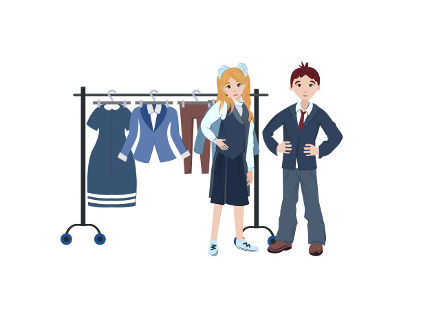 十几岁的男孩和女孩，学校的孩子，在工作室沙龙，商店。图片下载