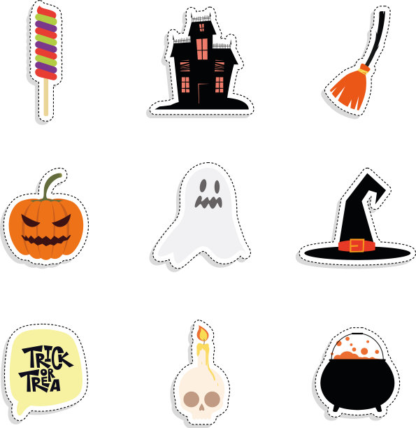 设置万圣节贴纸图片下载