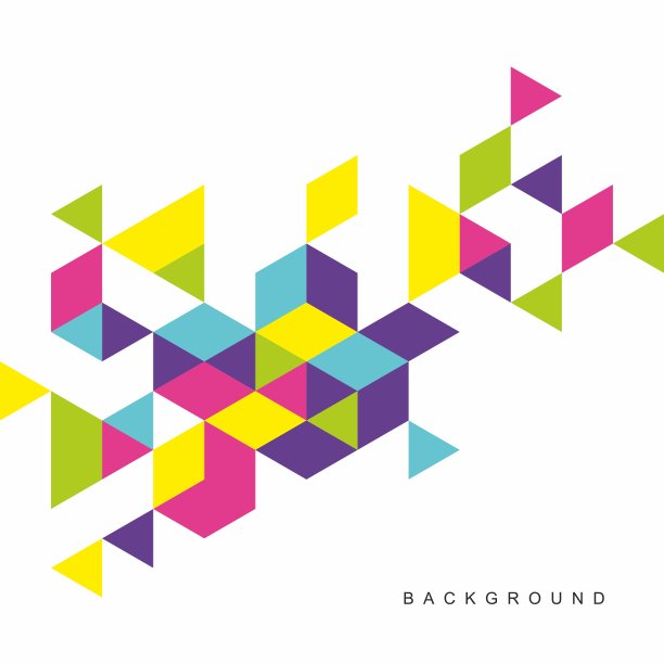 抽象几何技术背景。向量的创意设计。图片下载