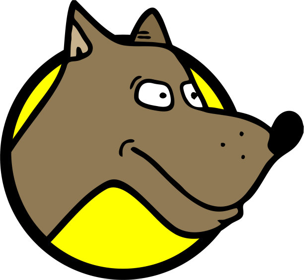 狗脸画图片下载