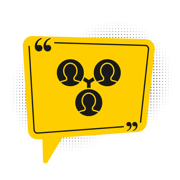 黑色项目团队基地图标隔离在白色上图片下载