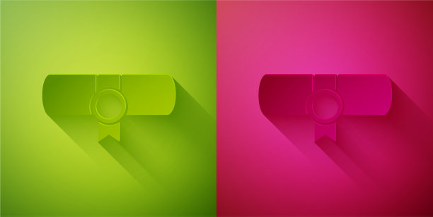 剪纸法令纸羊皮纸卷轴图标图片下载