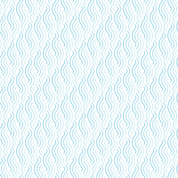 抽象几何蓝线无缝图案图片下载