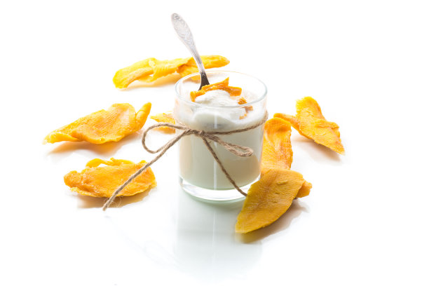 自制的芒果甜酸奶图片下载