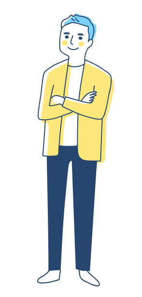 商人们微笑着站在那里图片下载