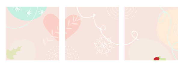 设置抽象的背景设计与雪花图片下载