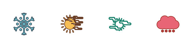 雪花雾，太阳和云与雪图片下载