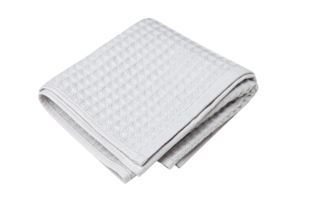 灰色桌布孤立在白色背景上图片下载