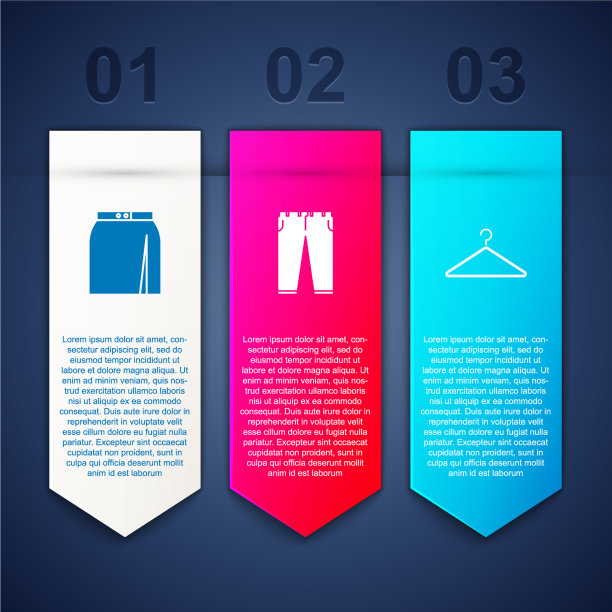 集裙裤和衣架衣柜业务图片下载