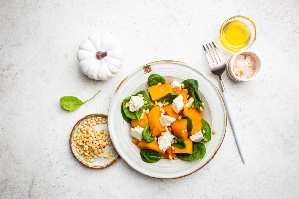 烤南瓜沙拉图片下载