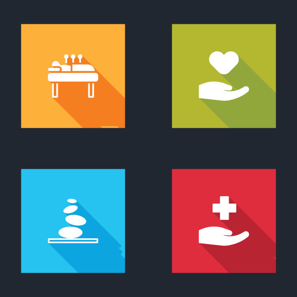 集针灸心于手堆热图片下载