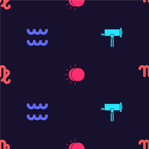 水瓶座十二宫日食望远镜图片下载