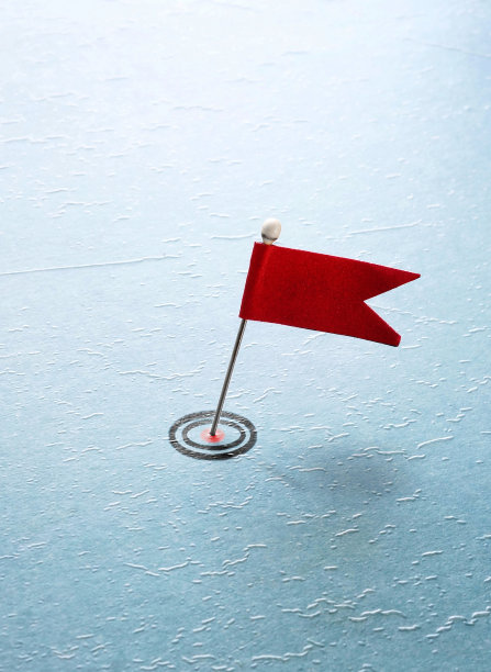 红色定位针，蓝色目标图片下载