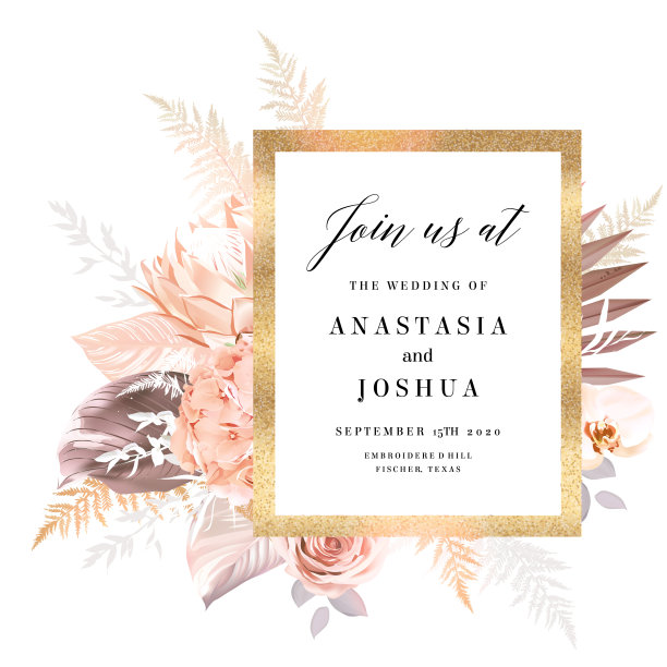 时髦的干棕榈叶，淡protea，兰花，潘帕斯草，绣球花，玫瑰，图片下载