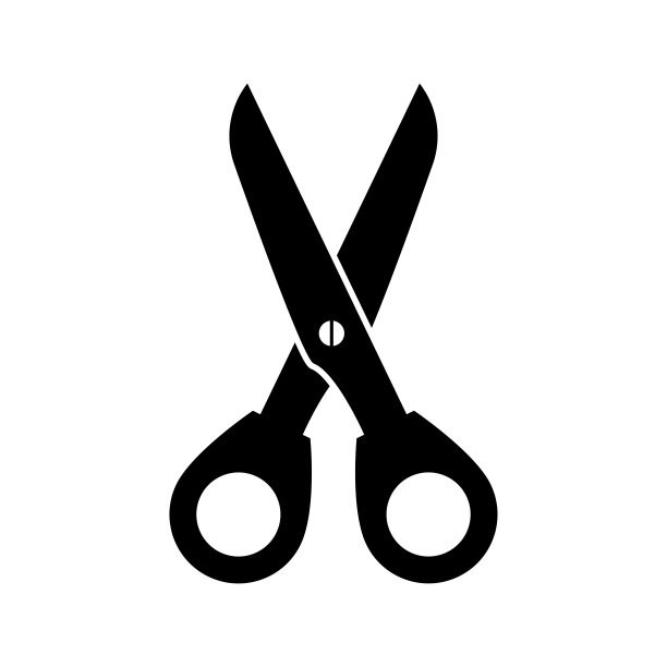 剪子图标孤立在白色背景。剪报图标矢量插图。图片下载