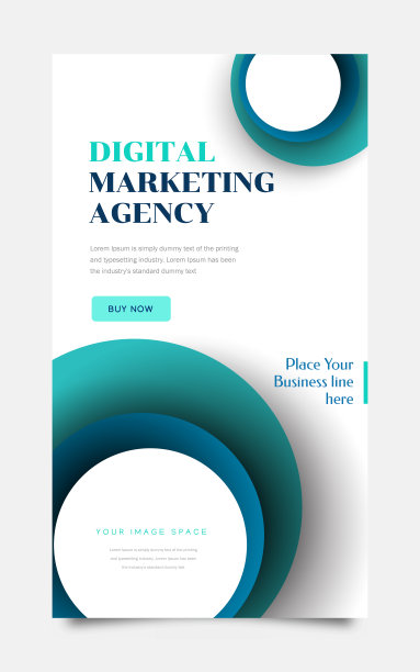 社交媒体海报模板设计。广告网页横幅帖模板设计图片下载