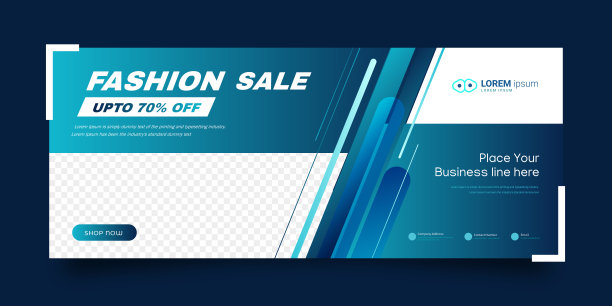 促销横幅模板的网络和社交媒体发布图片下载