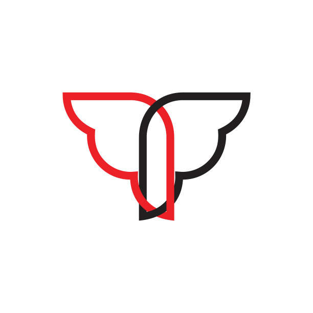 连翼线艺术标志图片下载