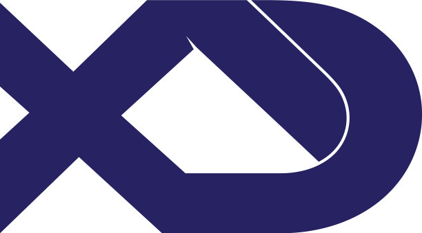 字母xd链接重叠标志图片下载