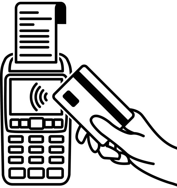 非接触式支付提纲图标图片下载
