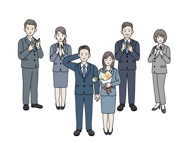 工人夫妇插图图片下载