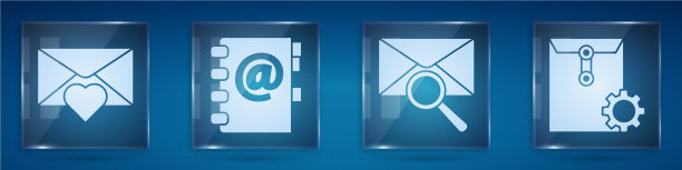 装上情人心通讯录的信封图片下载