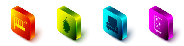 设置等距倒钩摇篮床镜图片下载