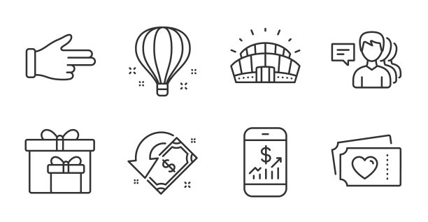 移动金融体育场和现金返还图标图片下载